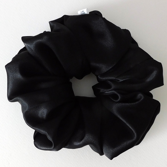 XXL Satin Scrunchie - Black